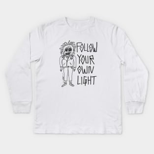 Follow Your Own Light Kids Long Sleeve T-Shirt